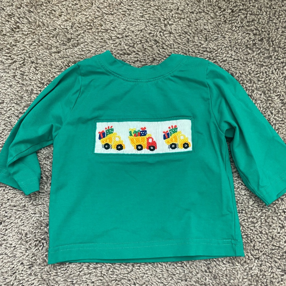 Smocked Christmas Tee